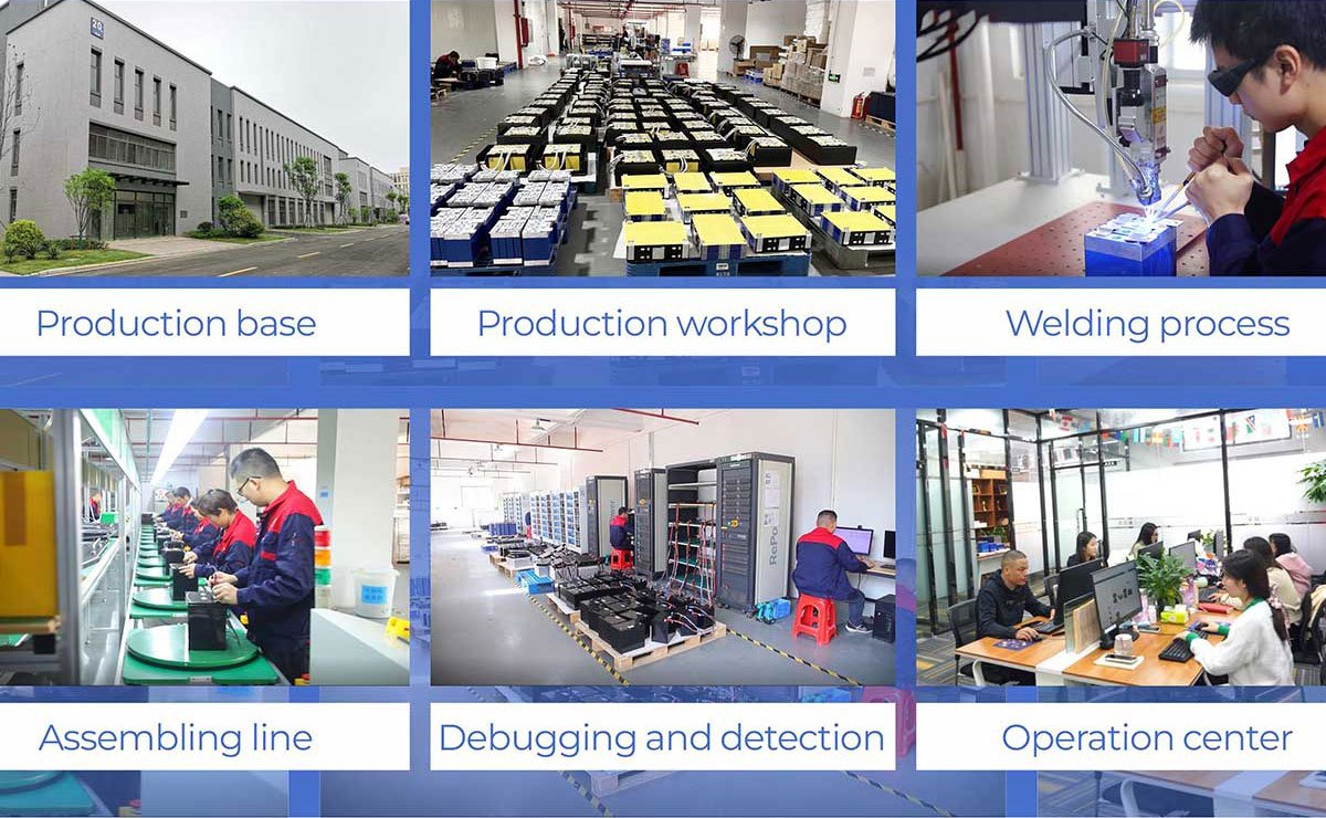 QSO production base, assembling line, workshop, debugging, welding and operation center