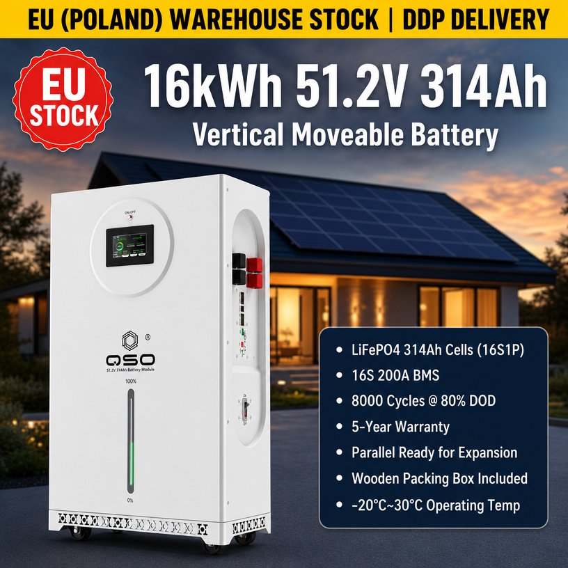 Poland 51.2V 314AH 300AH 16Kw 17kw 18Kwh 17 15 16 Kwh KW KV 15Kw 16Kwh Batteria Accumulo Fotovoltaico 48V Lifepo4 Battery Pack - image 2