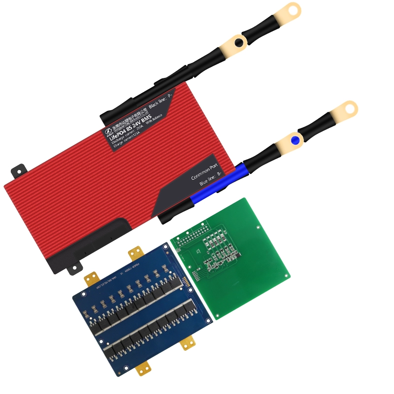 Hot Sale Lifepo4 Bms 8S 24V 250A 200A 100A 150A Balancer Pcb Board High Current For 3.2V Lithium Battery Pack With Common Port - image 2