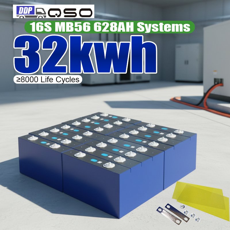 QSO Lifepo4 628AH 628 AH 4nrgy Pl 32Kwh M56 MB51 660AH 3.2V 314Ah 280Ah Evemb56 MB56 628AH Lifepo4 Lithium Battery Cell Eu Stock - image 3