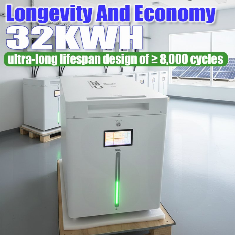 QSO DDP Eu Stock 51.2V628Ah 32Kw 30 32 KWH Batteriespeicher 30Kw 4energy Pl Lfp Betteress 32kwh 2 30Kwh 48V Lithium Battery Pack - image 2