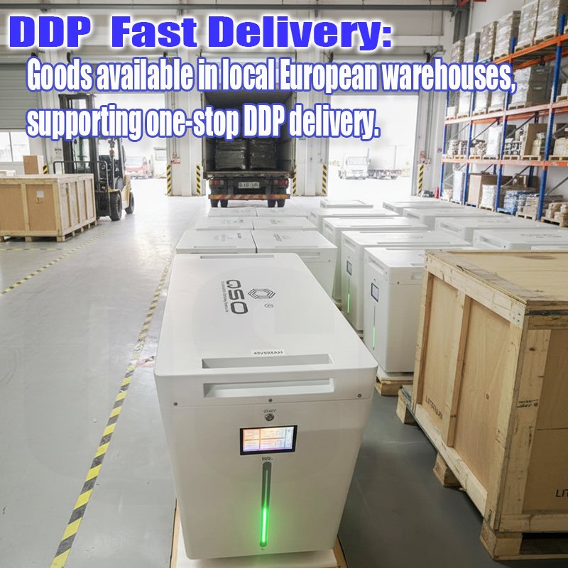 QSO DDP Eu Stock 51.2V628Ah 32Kw 30 32 KWH Batteriespeicher 30Kw 4energy Pl Lfp Betteress 32kwh 2 30Kwh 48V Lithium Battery Pack - image 6