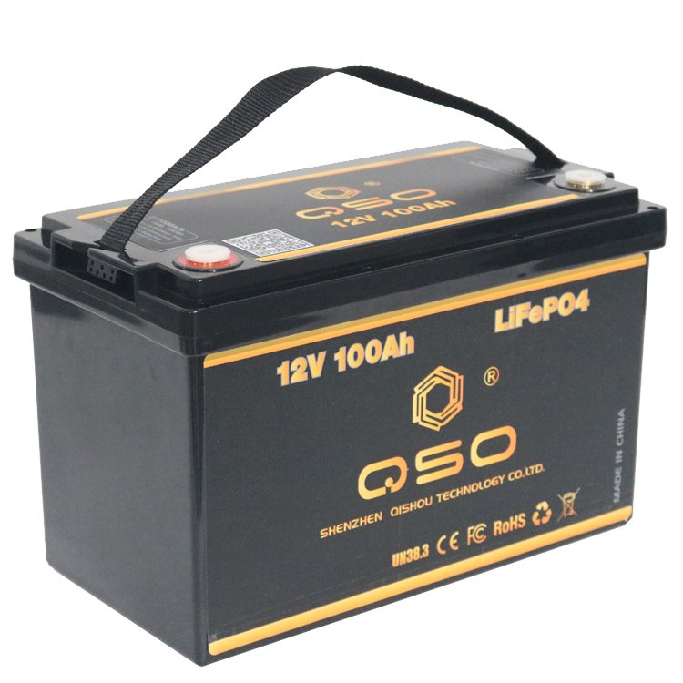 QSO Lifepo4 12.8V 50AH 100Ah 105AH 120AH 200Ah 220Ah 230Ah 400AH 600AH 300AH LFP 24V Solar Lithium Ion 12V Lifepo4 Battery Pack