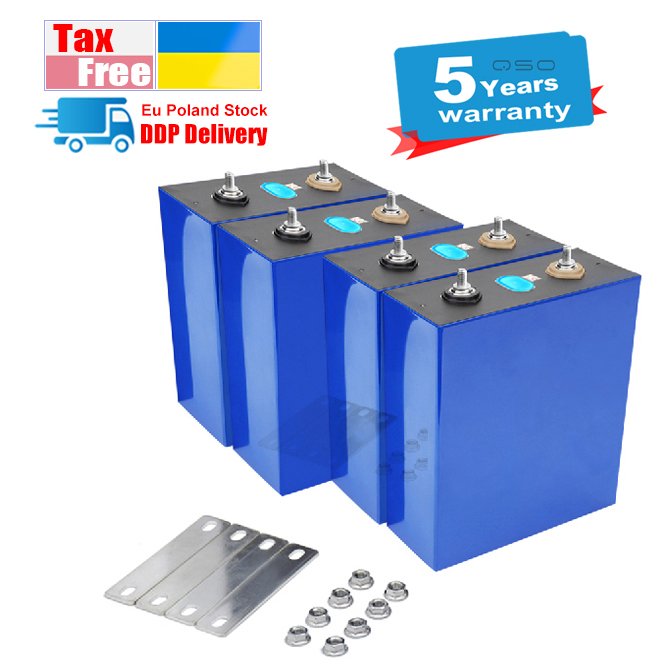Qishou Ukraine Poland Eu Stock Lifepo4 100Ah 200Ah 230AH 300AH 320Ah Litokala Lifo4 280Ah Prismatische Lithium Ion Battery Cell
