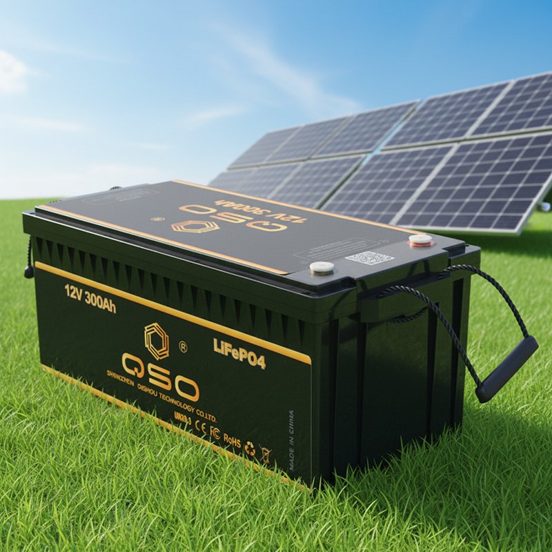 QSO 12V 12V300Ah 100 200 300 600 Ah 12.8V 200Ah 100Ah 150Ah 300Ah 400Ah 500Ah 600AH Solar 24V Lifepo4 Lithium Ion Battery Pack - image 4