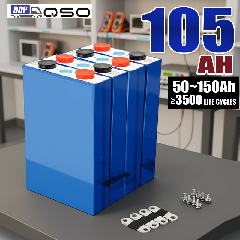 QSO Lifepo4 100AH 105AH 120Ah 130Ah 150AH 160AH 180Ah 3.2V Prismatic Lfp Catl/Calb 100 105 120 150 160 Ah Lithium Battery Cell