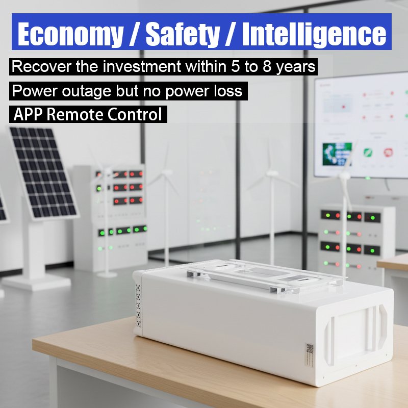 51.2V 314Ah 340Ah 4nrgy 16kwh 17 15 16 KWH KW Home Solar Batteriespeicher 17KW 18KW 18KWH 17KWH Lithium 48V Lifepo4 Battery Pack - image 5