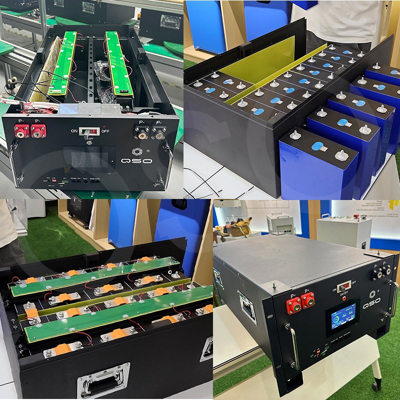 QSO 16S 48V Diy Kit 280 314 340 AH 280Ah 314AH 340AH Caja Jkess Batteriespeicher Storage System Lifepo4 Lithium Battery Box Rack - image 4