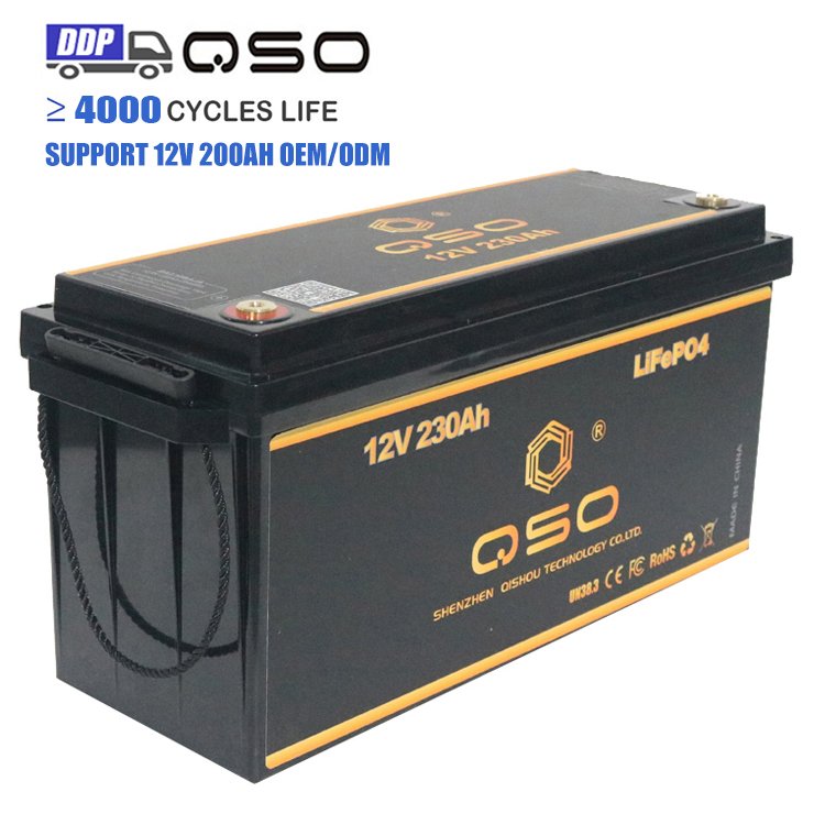 QSO Deep Cycle 12V100Ah 100Ah 90 100 120 Amp Lithium Iron Phosphate Lifepo 24V 25.6V 200AH 300Ah 314Ah 12V Lifepo4 Battery Pack - image 2