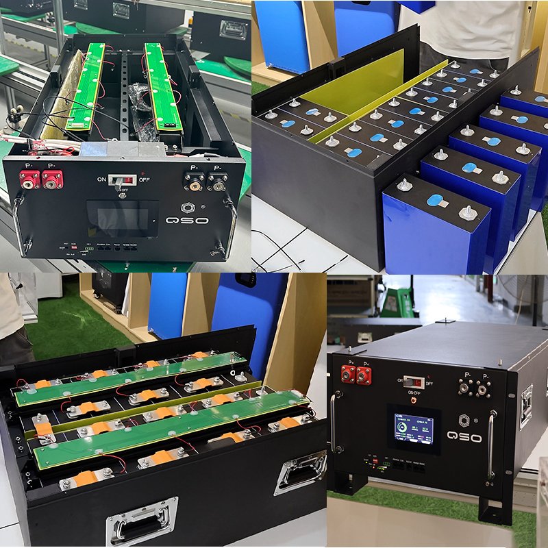 QSO 16S Diy Kit 48V Batterijbox Verticaal Xr07 200A Jkess 51.2V 280Ah 300AH 314AH 340AH Lifepo4 Lithium Battery Boxes Racks Case - image 2