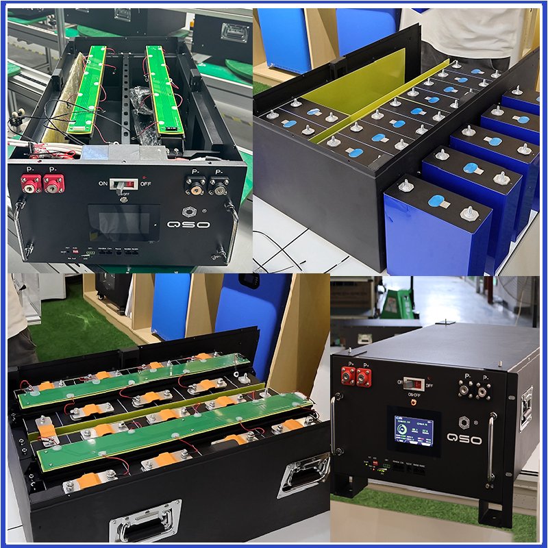 QSO 16S Diy Kit 48V Batterijbox Verticaal Xr07 200A Jkess 51.2V 280Ah 300AH 314AH 340AH Lifepo4 Lithium Battery Boxes Racks Case - image 4