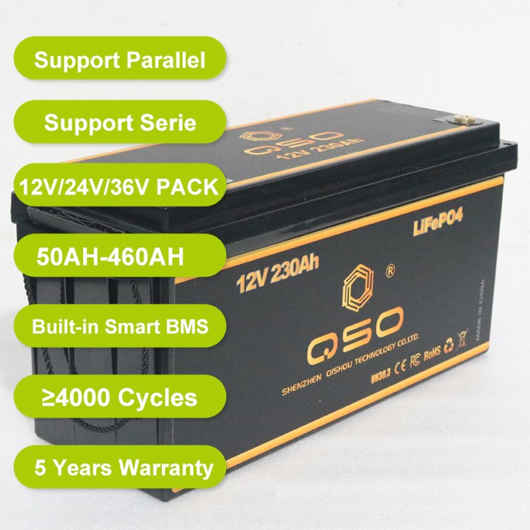 BMS 4S 12V Lifepo4 200Ah 100Ah 300Ah 100 300 200 Ah 12V400Ah 400Ah 500Ah 600Ah Solar Baterie Solaire En 24V Lithium Battery Pack - image 2