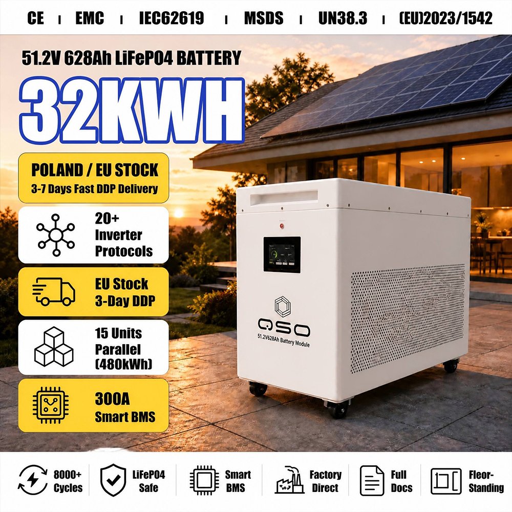 Poland 51.2V 628AH 32Kw 64kwh Lifepo4 Batterie Au Better Ess De 4energy 64 30 32 KWH 60Kwh 4nrgy 32Kwh 48V Lithium Battery Pack