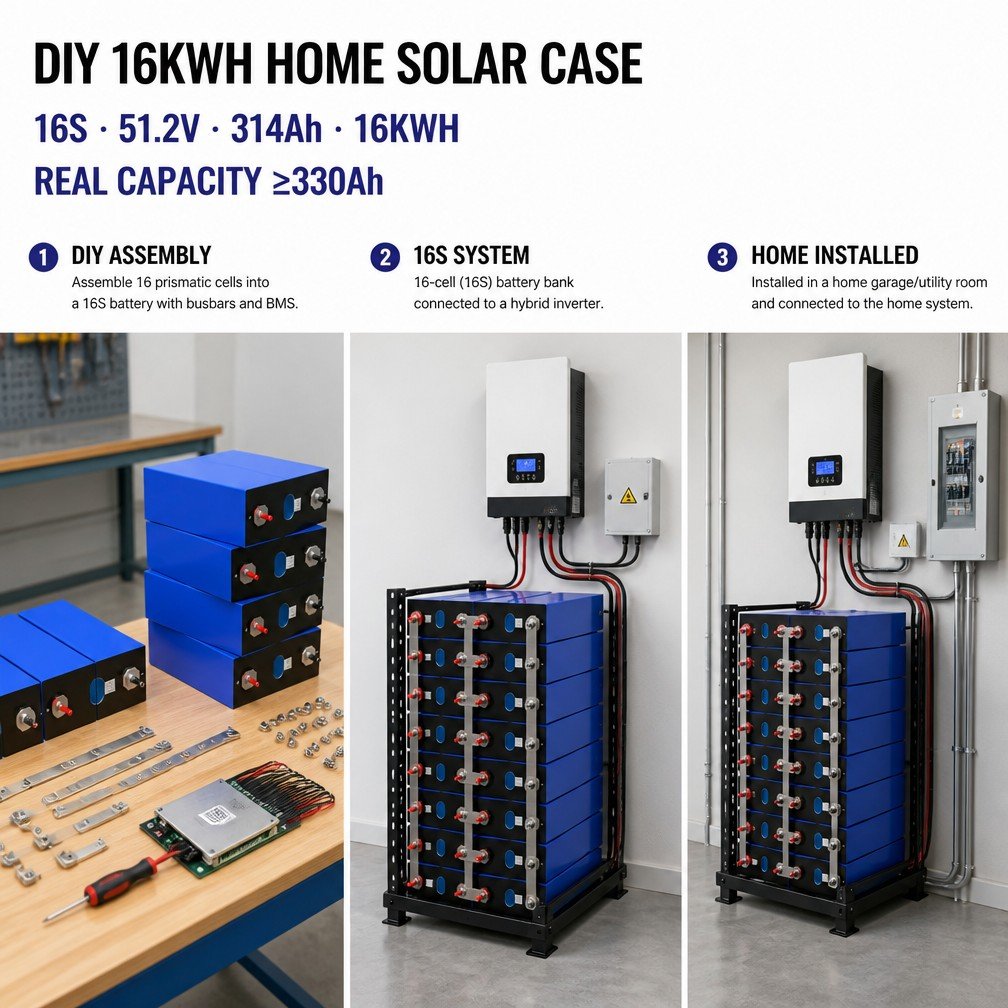 Europe Warehouse Mb31 Lifepo4 314Ah 330Ah 340AH Lf314/Eve314/LFP 314 Ah 3.2V 24V 25.6V Un38.3 Prismatic Lithium Ion Battery Cell - image 4