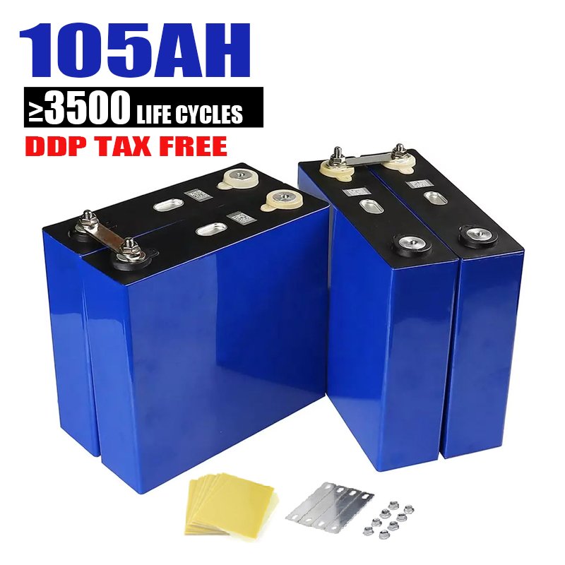 Prismatic 3.2V 105Ah 120Ah 130Ah 150Ah 160AH Calb/Catl Rept/Eve105Ah Lifepo4 130 150 105 100 Ah 100Ah Lithium Ion Battery Cell