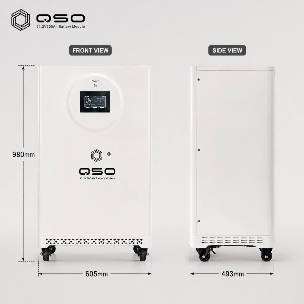 QSO 16Kwh 4nrgy 51.2V 314Ah 48V Lithium Ion Battery Pack 15kw Magazyn Energii 15 16 kw Kwh 16kw 15Kwh Pl De Lifepo4 Akku - image 3