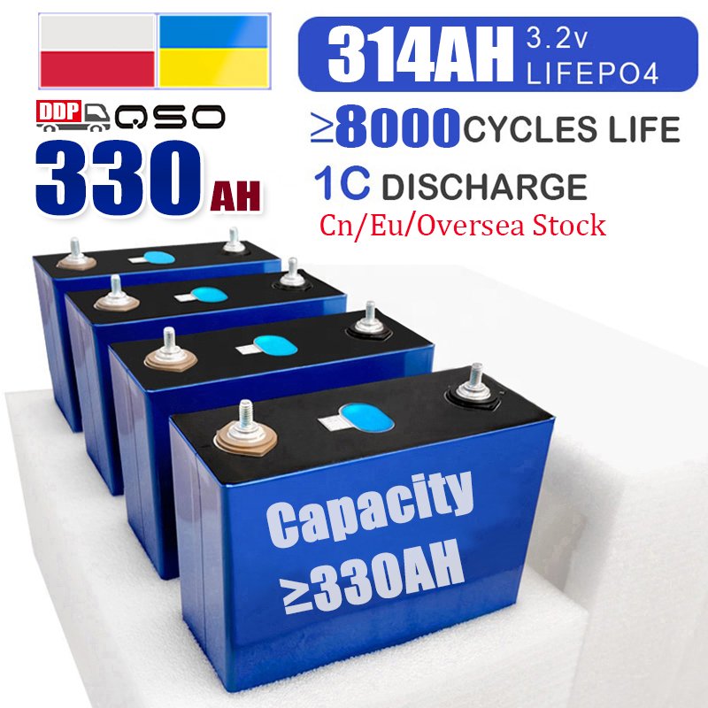 Ukraine Poland DDP Lifepo4 Mb31 314Ah 3.2V Rept/Gotion/Hithium/Cornex/Eve314AH/Lifepro4 350Ah 330AH Cell Sjy Magazijn Eu Stock