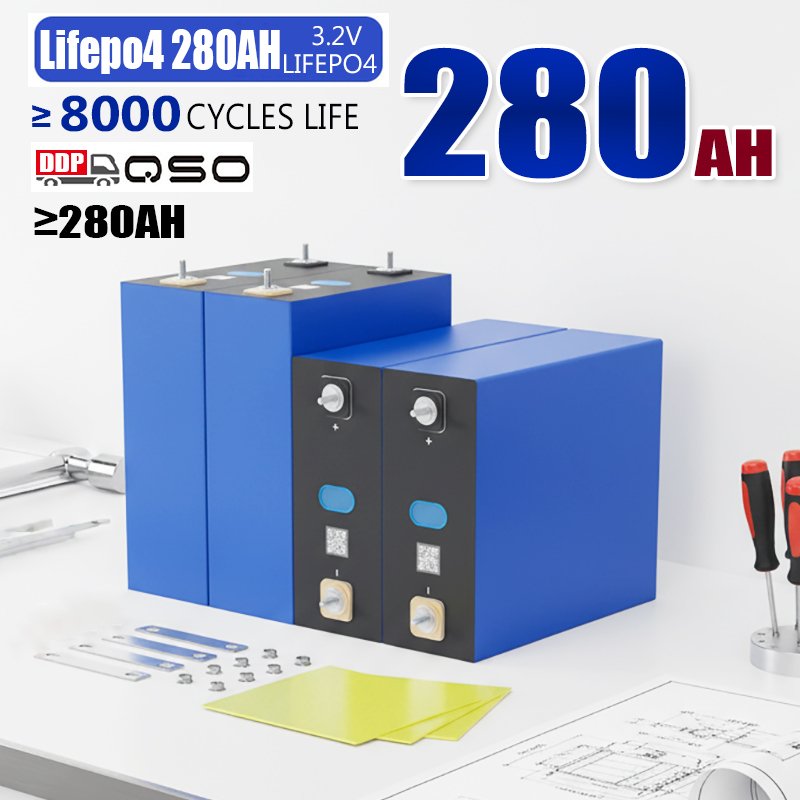 QSO Eu Warehouse Stock Lifepo4 280Ah 300Ah 3.2V Livepo4 Live Po4 Po 4 Lf4 Huizhou Desay 280Ah Lifepo4 Lithium Ion Battery Cell