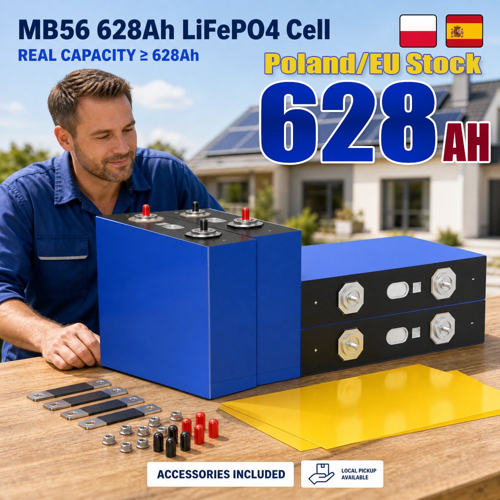 Wholesale Bulk Eu Stock Lifepo4 Mb56 628 680 Ah DE Mb 56 BM56 MB65 Evemb56 660AH 684AH 628AH Lifepo4 Cell for 32kwh Diy Box Case