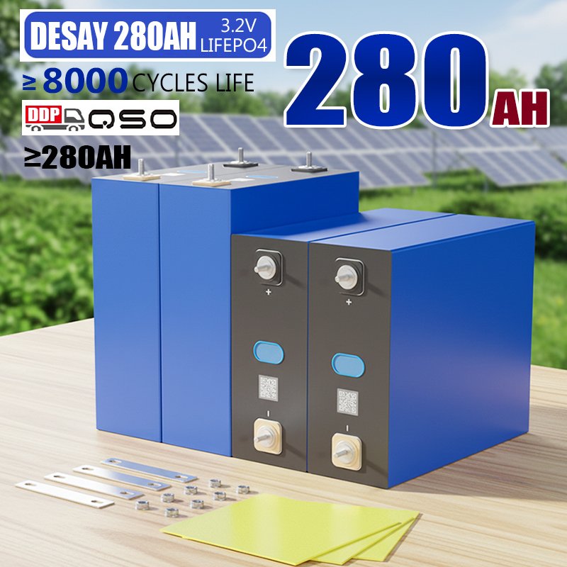 QSO DDP Poland Desay 280Ah 300AH 280A Home Energy Storage 280 314 Ah Lipo4 3.2V Lithium Huizhou Desay Lifepo4 314AH Battery Cell