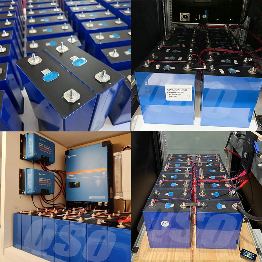 QSO Poland DDP MB31 314Ah LiFePO4 Celulle 3.2V 25.4V M6 Evemb31/Eve314/320Ah Mb32 340Ah Li Fepo4 LFP Life04 Lithium Battery Cell - image 3