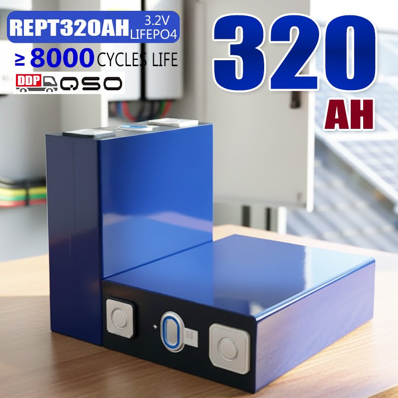 QSO Poland 314AH 320Ah 392Ah Lufepo4 Battero 314 345 340 AH 3.2V 280AH 340Ah REPT 345Ah Lifepo4 Cellules Batterie Lithium Cell