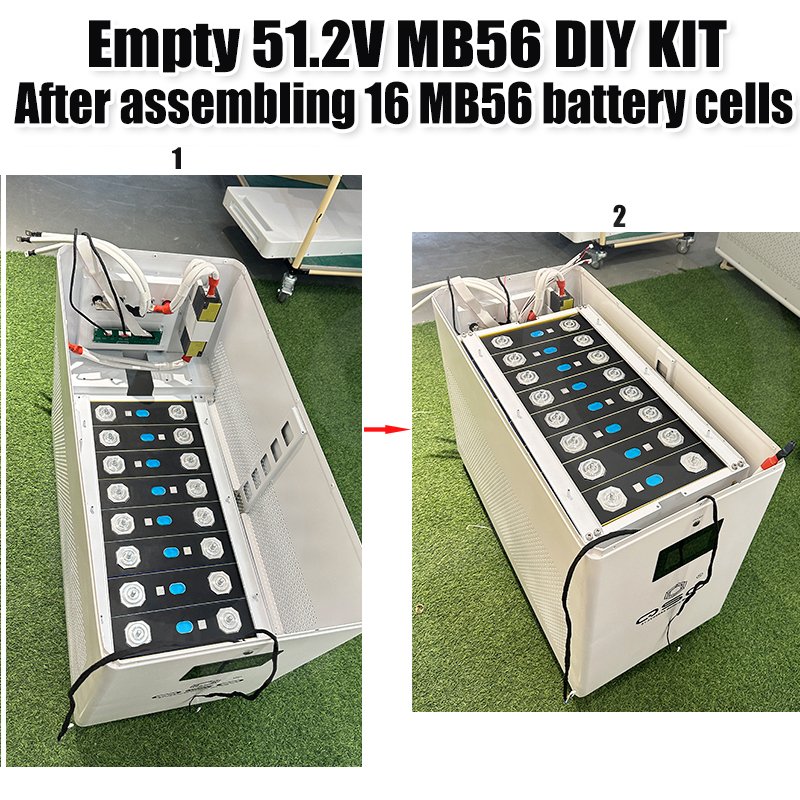 Eu Stock 32KWH Diy Kit MB56 Battery Box Rack With 16S 300A JK Bms Jkbms V19 Caja 32 30 Kwh KW 628AH Lifepo4 48V Batteriebox Case - image 6