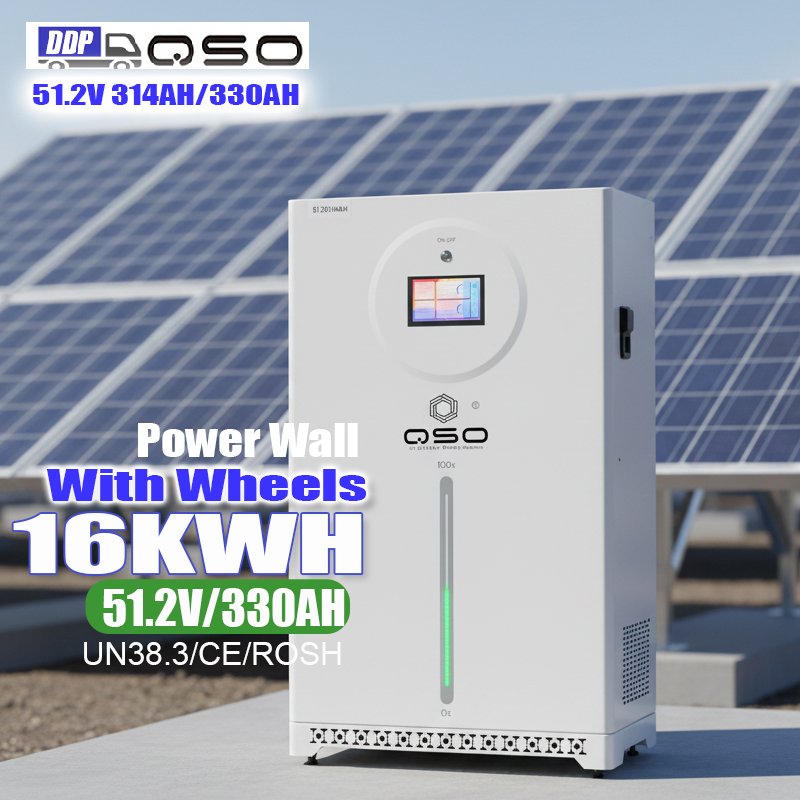 QSO Tax Free 4nrgy Pl-16kwh All in One 16kw 51.2V 314Ah 300Ah 280Ah Thuisbatterij 20Kwh 15kwh Lithium 48V Lifepo4 Battery Pack