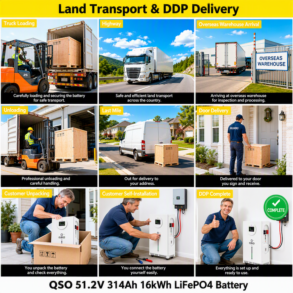 DDP Eu Stock 16kwh Lithium 48V Lifepo4 Battery Pack 4nrgy 16Kw 15Kw 15 16 Kw Kwh 15Kwh 51.2V 300Ah 314Ah Solar Magazyn Energii - image 6