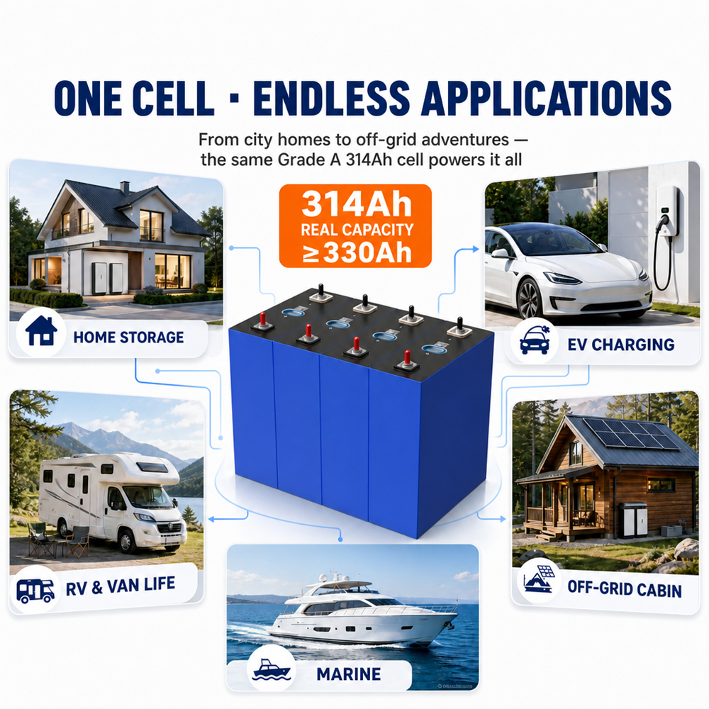 Eu Stock DDP Rept 314AH Lifepo4 Celda 320Ah 324Ah 345Ah Rept314 3.2V 392Ah/Cornex 314 324 345 340 392 Ah Lithium Battery Cell - image 6