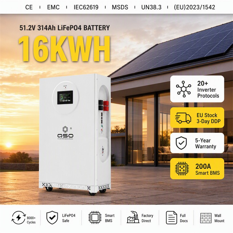 Color 51.2V 16KWH Lithium Battery PACK