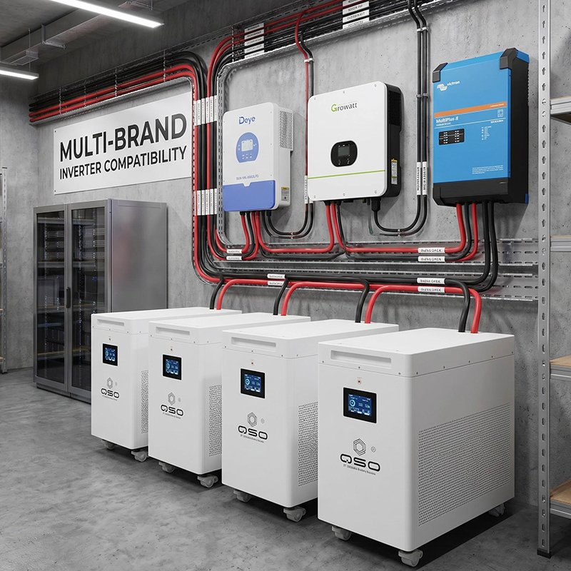 Eu Stock MB56 32KWh 51.2V Lithium Ion Battery Pack 4nergy 29.8 32 KWh Kw off Grid Complete Solar System for Home Energy Storage - image 2