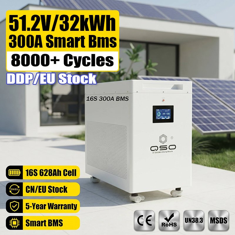 DDP Eu Stock 32Kwh 51.2V628AH 30-kwh-battery Batterie Au Lithium De 30 Kwh 28 Storage 51.2V 560Ah 28Kwh 48V Lifepo4 Battery Pack