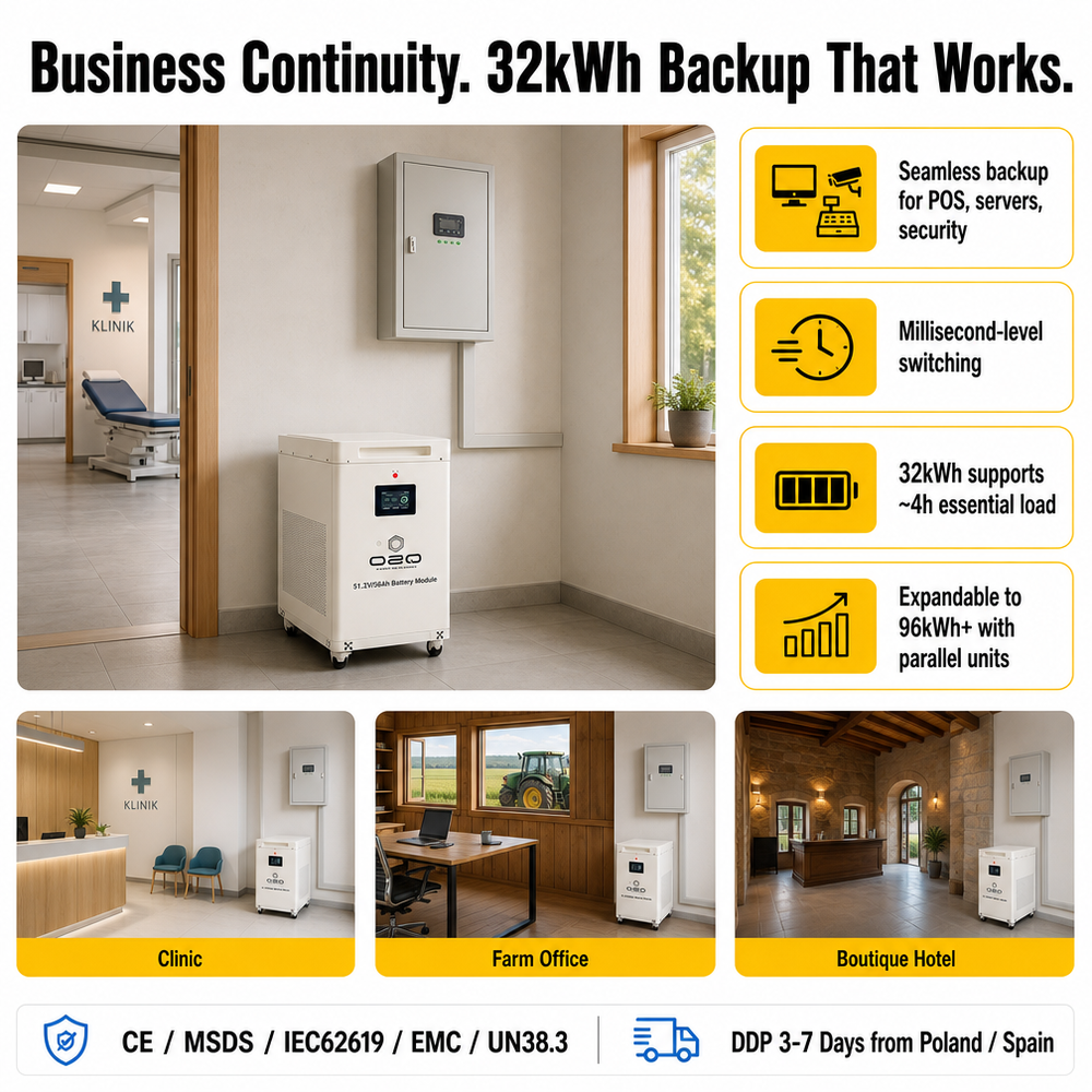 2027 Eu Stock DDP 32Kwh 628AH 32Kw Bateras Para Kit 36Kw Solar Bateria De 36 kw 30 32 KWH Lithium 51.2V 48V Lifepo4 Battery Pack - image 4